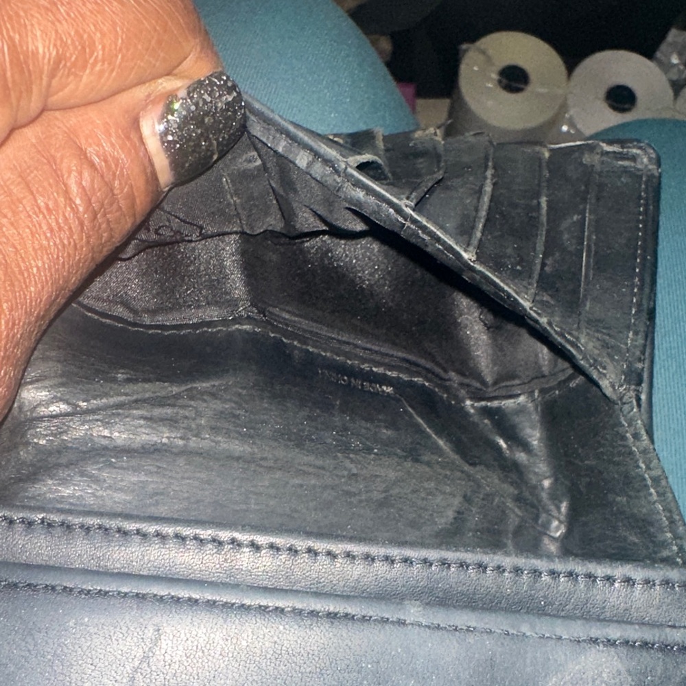 Coach Midnight Leather Clutch - Picture 7 of 11